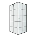 Душевой уголок NEW TRENDY NEW SOLEO BLACK R 90x90x195 D-0285A/D-0121B (черный) Душевой уголок NEW TRENDY NEW SOLEO BLACK R 90x90x195 D-0285A/D-0121B (черный)