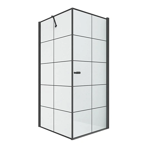 Душевой уголок NEW TRENDY NEW SOLEO BLACK R 90x90x195 D-0285A/D-0121B (черный) Душевой уголок NEW TRENDY NEW SOLEO BLACK R 90x90x195 D-0285A/D-0121B (черный)