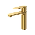 Смеситель для раковины CEZARES STYLUS-LS-BORO с донным клапаном, брашированное золото Смеситель для раковины CEZARES STYLUS-LS-BORO с донным клапаном, брашированное золото