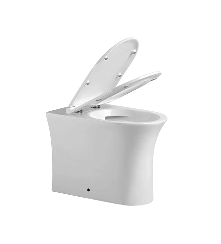 Унитаз приставной Agger AT01200 безободковый, сиденье с микролифтом Унитаз приставной Agger AT01200 безободковый, сиденье с микролифтом