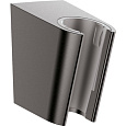 Держатель ручного душа Hansgrohe Porter S 28331340, шлифованный черный хром Держатель ручного душа Hansgrohe Porter S 28331340, шлифованный черный хром