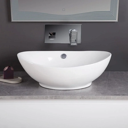 Раковина BelBagno BB1087 600x370 белый Раковина BelBagno BB1087 600x370 белый