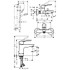 Комплект смесителей Hansgrohe Logis E SetLogisE100C 71178000+71415000+26532400 с душевым гарнитуром Комплект смесителей Hansgrohe Logis E SetLogisE100C 71178000+71415000+26532400 с душевым гарнитуром