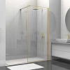 Душевая перегородка Vincea Walk-In VSW-1HS900CLG, 900x2000, брашированное золото, стекло прозрачное