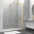 Душевая перегородка Vincea Walk-In VSW-1HS900CLG, 900x2000, брашированное золото, стекло прозрачное Душевая перегородка Vincea Walk-In VSW-1HS900CLG, 900x2000, брашированное золото, стекло прозрачное