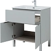 Тумба под раковину Aquanet Алвита New 70 1 ящик, 2 дверцы, серый 00303899 Тумба под раковину Aquanet Алвита New 70 1 ящик, 2 дверцы, серый 00303899