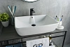 Картинка анонса товара «раковина gid n9121 51123 накладная белая 59x42x15.5»