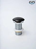 Донный клапан Gid без перелива Blm100 74402K черный матовый 7x7x10