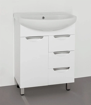 Тумба под раковину Style Line Жасмин 65 (3 ящ.) ЛС-00000035 Тумба под раковину Style Line Жасмин 65 (3 ящ.) ЛС-00000035