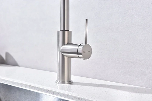 Смеситель для кухни Paulmark Galant брашированная сталь Ga213077-BS Смеситель для кухни Paulmark Galant брашированная сталь Ga213077-BS