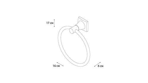 Полотенцедержатель Grampus Ocean GR-2011 Полотенцедержатель Grampus Ocean GR-2011