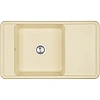 Кухонная мойка Aquaton Беллис 87 1A724832BS290 из литого мрамора, шампань Кухонная мойка Aquaton Беллис 87 1A724832BS290 из литого мрамора, шампань