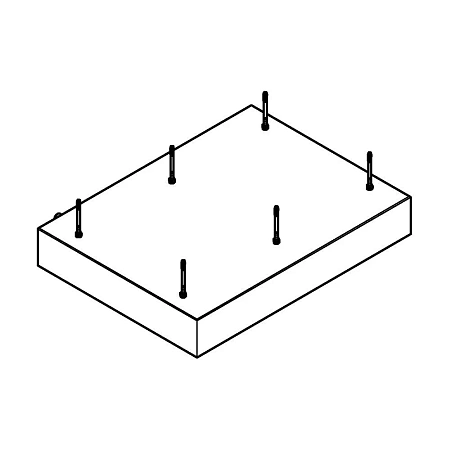 Монтажный набор GROHE Rainshower F-Series 40 дюймов для потолочного душа AquaSymphony (26376001) Монтажный набор GROHE Rainshower F-Series 40 дюймов для потолочного душа AquaSymphony (26376001)