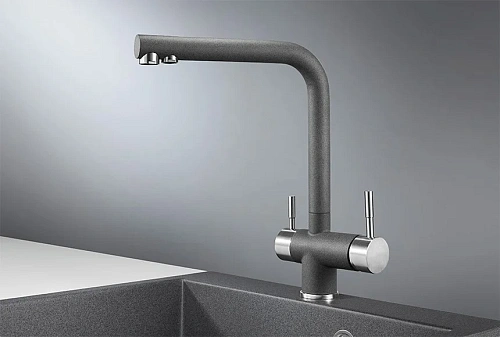 Смеситель для кухни Granula 2305, ГРАФИТ Смеситель для кухни Granula 2305, ГРАФИТ