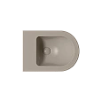 Биде подвесное GSI PURA серый беж матовый (8864105) Биде подвесное GSI PURA серый беж матовый (8864105)