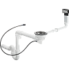Картинка анонса товара «сифон для кухни hansgrohe select с одной чашей d16-12 43947000, хром»