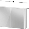 Зеркальный шкаф Duravit XVIU XV71340B1B1 122 см Шампань матовый Зеркальный шкаф Duravit XVIU XV71340B1B1 122 см Шампань матовый