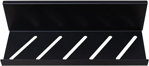 Полка Aquanet Магнум 30x80 черная матовая, открытая 00302224 Полка Aquanet Магнум 30x80 черная матовая, открытая 00302224