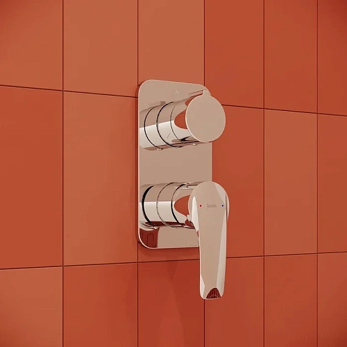 Смеситель для душа IDDIS Ray (RAYSB00i68) с тремя выходами, встраиваемый Смеситель для душа IDDIS Ray (RAYSB00i68) с тремя выходами, встраиваемый