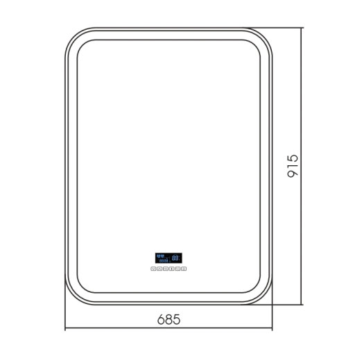 Зеркало Silver mirrors Стив 685х915 - 6 вертикальный модуль мфм+подогрев, выключатель-сенсор ФР-0000 ФР-00001865 Зеркало Silver mirrors Стив 685х915 - 6 вертикальный модуль мфм+подогрев, выключатель-сенсор ФР-0000 ФР-00001865