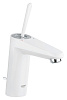 Смеситель для раковины GROHE Eurodisc Joy с донным клапаном, средний излив, белая луна (23427LS0)