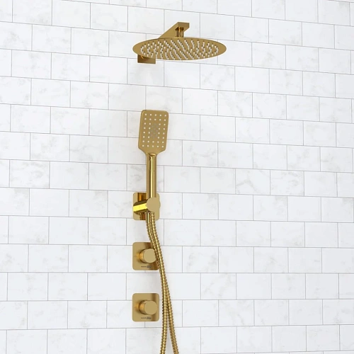 Душевая система WasserKRAFT A8251.306.180.259.285.194.201 встраиваемая золото Душевая система WasserKRAFT A8251.306.180.259.285.194.201 встраиваемая золото