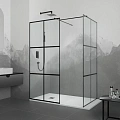 Душевая перегородка RGW Walk In WA-021B (WA-011B (2 шт.) + S-1220B) 900x1000 мм 35102190-84 черный, Easy Clean Душевая перегородка RGW Walk In WA-021B (WA-011B (2 шт.) + S-1220B) 900x1000 мм 35102190-84 черный, Easy Clean