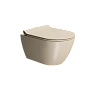 Унитаз подвесной GSI PURA безободковый Swirlflush бежевый матовый (881608) без сиденья