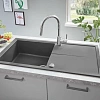 Кухонная мойка GROHE K400, 1000 x 500 мм, серый гранит (31641AT0) Кухонная мойка GROHE K400, 1000 x 500 мм, серый гранит (31641AT0)