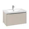 Тумба под раковину Villeroy & Boch Subway 3.0 с подсветкой Cashmere Grey / Cashmere Grey C573L0VN Тумба под раковину Villeroy & Boch Subway 3.0 с подсветкой Cashmere Grey / Cashmere Grey C573L0VN