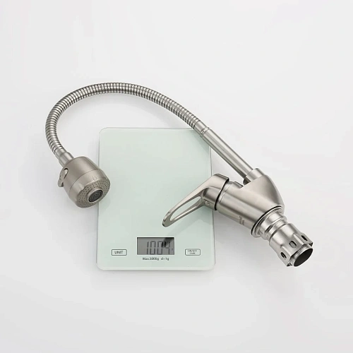 Смеситель для кухни Splenka S202.47.05 с гибким изливом, сатин Смеситель для кухни Splenka S202.47.05 с гибким изливом, сатин