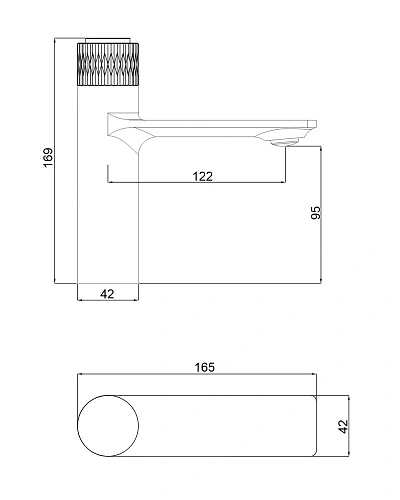 Смеситель для раковины Orange PUSH M01-021cr с кнопочным управлением Смеситель для раковины Orange PUSH M01-021cr с кнопочным управлением