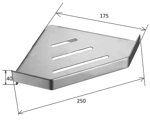 Полка Boheme NEW VENTURO 10318-NB никель Полка Boheme NEW VENTURO 10318-NB никель