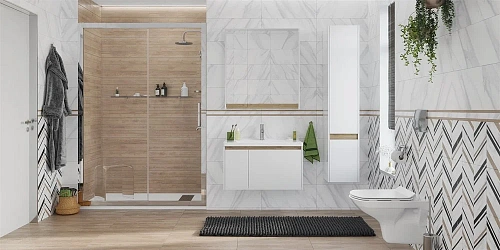 Душевая дверь STWORKI Стокгольм 140 см профиль хром глянец 451471 Душевая дверь STWORKI Стокгольм 140 см профиль хром глянец 451471