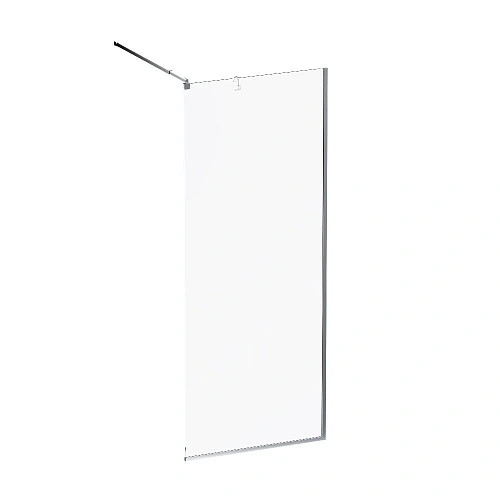 Душевая перегородка AM.PM Func W84WI-80-F1-MTE 80x200, стекло прозрачное 8 мм с покрытием, профиль хром матовый Душевая перегородка AM.PM Func W84WI-80-F1-MTE 80x200, стекло прозрачное 8 мм с покрытием, профиль хром матовый