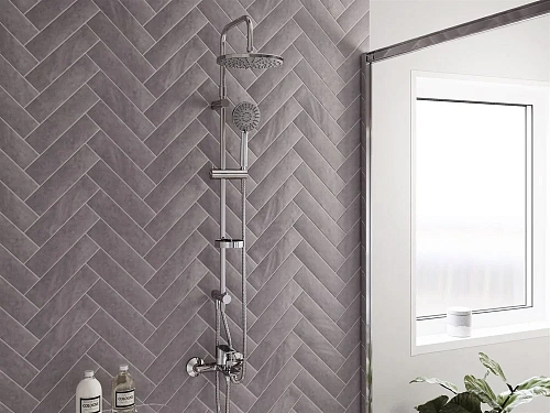 Душевая стойка STWORKI Хельсинки by Damixa Хельсинки HFSG97000 + HFHS10000 428821 Душевая стойка STWORKI Хельсинки by Damixa Хельсинки HFSG97000 + HFHS10000 428821