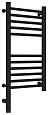 Полотенцесушитель электрический Сунержа Богема 3.0 прямая 600х300 МЭМ левый 31-5804-6030 Матовый чер Полотенцесушитель электрический Сунержа Богема 3.0 прямая 600х300 МЭМ левый 31-5804-6030 Матовый чер