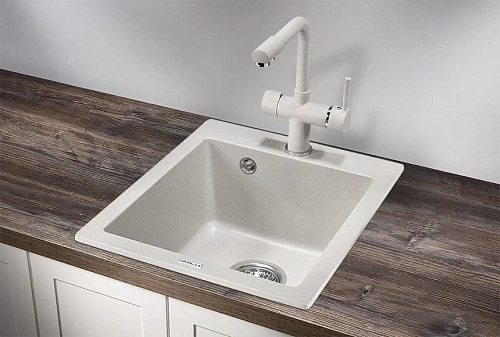 Кухонная мойка Granula 4201, БАЗАЛЬТ, кварц 415х490 Кухонная мойка Granula 4201, БАЗАЛЬТ, кварц 415х490