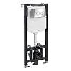 Картинка анонса товара «инсталляция для унитаза wasserkraft aller 10tlt.010.me.ch01 с клавишей смыва хром»