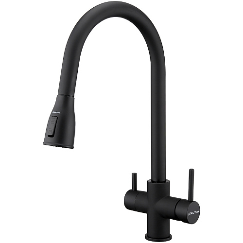 Смеситель для кухни Paulmark LANGE антрацит La214212-AN Смеситель для кухни Paulmark LANGE антрацит La214212-AN
