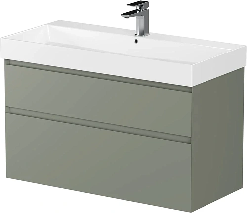 Тумба под раковину Allen Brau Infinity 100 1.210027.CGM олива матовый Тумба под раковину Allen Brau Infinity 100 1.210027.CGM олива матовый