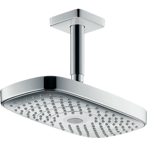 Верхний душ hansgrohe Raindance Select E 300 2jet потолочный, хром 27384000 Верхний душ hansgrohe Raindance Select E 300 2jet потолочный, хром 27384000
