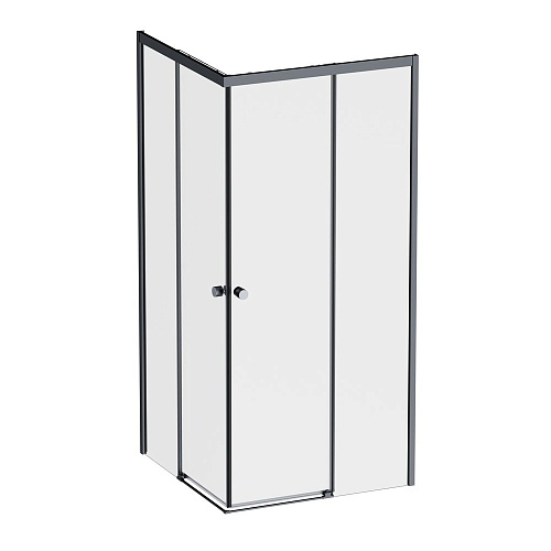 Душевой уголок AM.PM X-Joy W94G-403-9090-BТ Slide 90х90, черный, стекло прозрачное Душевой уголок AM.PM X-Joy W94G-403-9090-BТ Slide 90х90, черный, стекло прозрачное
