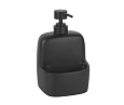 Дозатор жидкого мыла WasserKRAFT K-8499BLACK с емкостью для губки черный Дозатор жидкого мыла WasserKRAFT K-8499BLACK с емкостью для губки черный