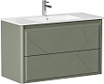 Тумба под раковину Allen Brau Paris 100 1.360002.CGM олива матовый