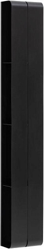 Полка Aquanet Магнум H 20x130 черная матовая, вертикальная 00326459 Полка Aquanet Магнум H 20x130 черная матовая, вертикальная 00326459