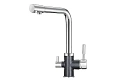 Смеситель для кухни Granula 3015, XРОМ/ШВАРЦ Смеситель для кухни Granula 3015, XРОМ/ШВАРЦ