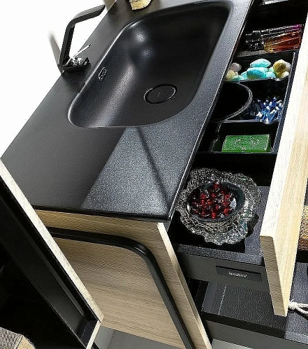 Тумба под раковину Armadi Art VALLESSI 100 Дуб светлый матовый фактурный 837-100-L Тумба под раковину Armadi Art VALLESSI 100 Дуб светлый матовый фактурный 837-100-L