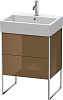 Картинка анонса товара «тумба под раковину duravit xsquare xs447306161 напольная 58 см коричнево-оливковый глянцевый»
