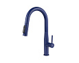 Смеситель для кухни Kaiser Vita с вытяжной лейкой, под фильтр синий 43344-20